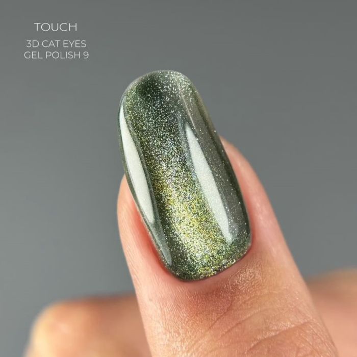 Гель-лак котяче око Touch 3D Cat Eye 09, 9мл