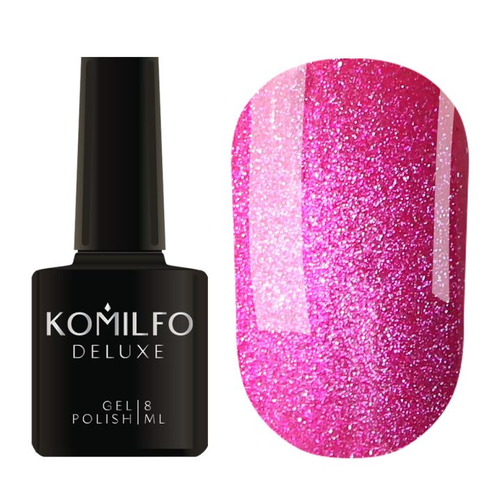 Гель-лак Komilfo 9D Cat’s Eye Pink, 8мл