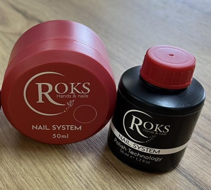 Финишне покриття для гель-лака без липкого шару Rocks (OPIUM)  Non-wipe No filters Top 50ml (без уф фільтрів)