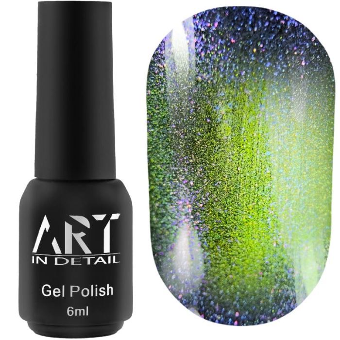 Гель-лак ART Galaxy Cat кошачий глаз хамелеон GC004, 6мл