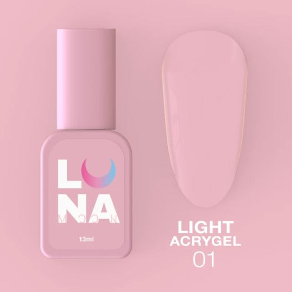 Рідкий акригель Luna Light Acrygel 13мл №01