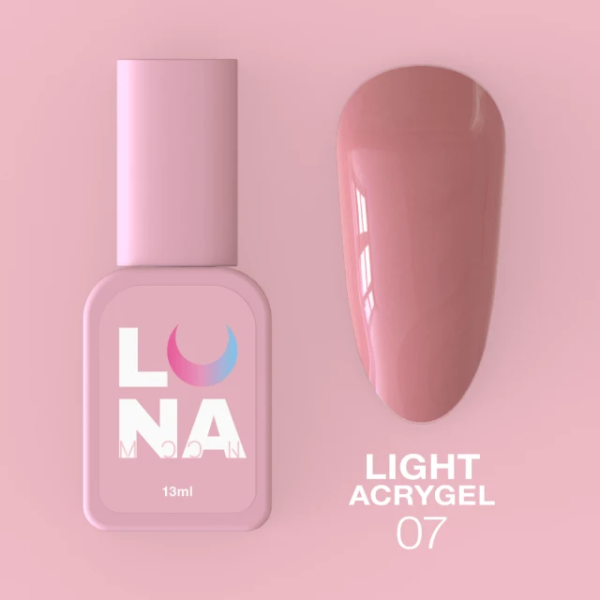 Рідкий акригель Luna Light Acrygel 13мл №07
