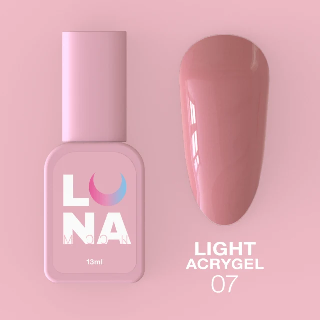Рідкий акригель Luna Light Acrygel 13мл №07