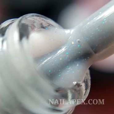 База камуфлююча Nailapex Opal Base №8 ніжно-молочна з мультігліттером 15мл