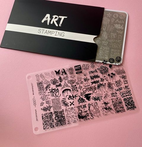 Пластина для стемпинга Art Stamping by Vakula 07 Graffity 