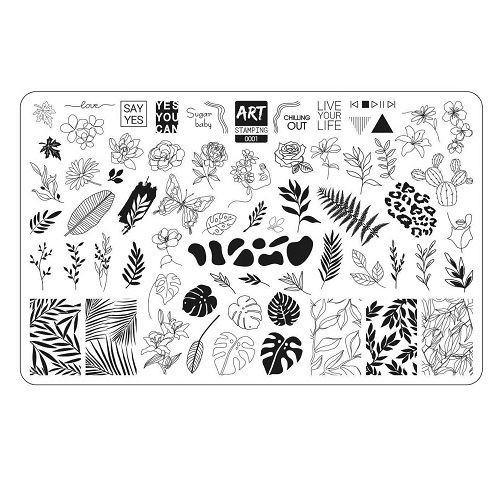 Пластина для стемпінгу Vakula ArtStamping 01 