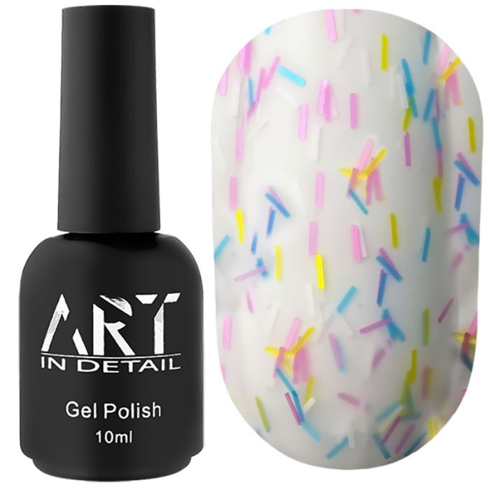 Матовий топ з кольоровою посипкою ART Top Cake Pops Matte  10 мл