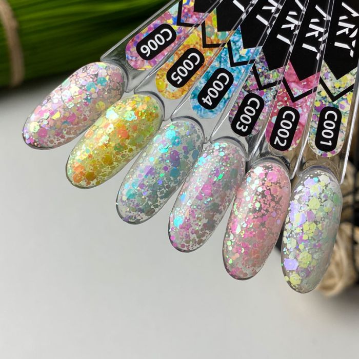 Гель-лак ART Confetti №C005, 6 мл