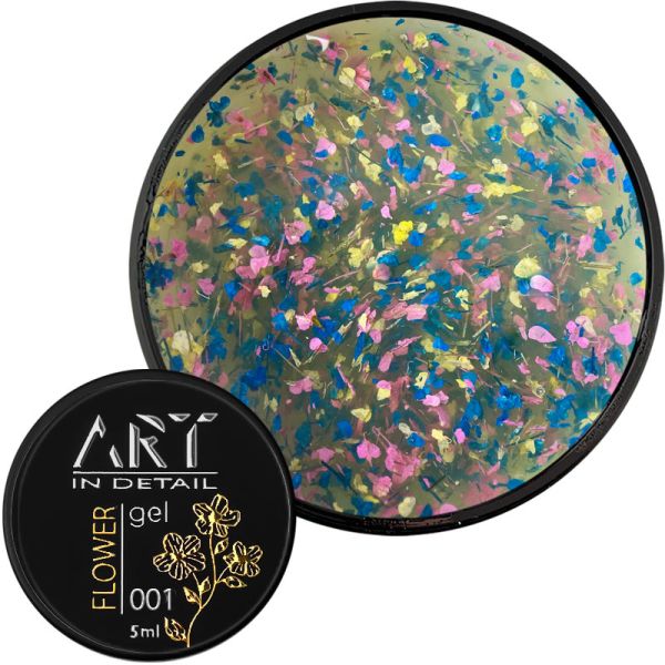 Гель с сухоцветами ART Flower Gel №001, 5мл