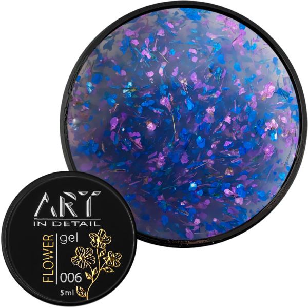 Гель с сухоцветами ART Flower Gel №006, 5мл