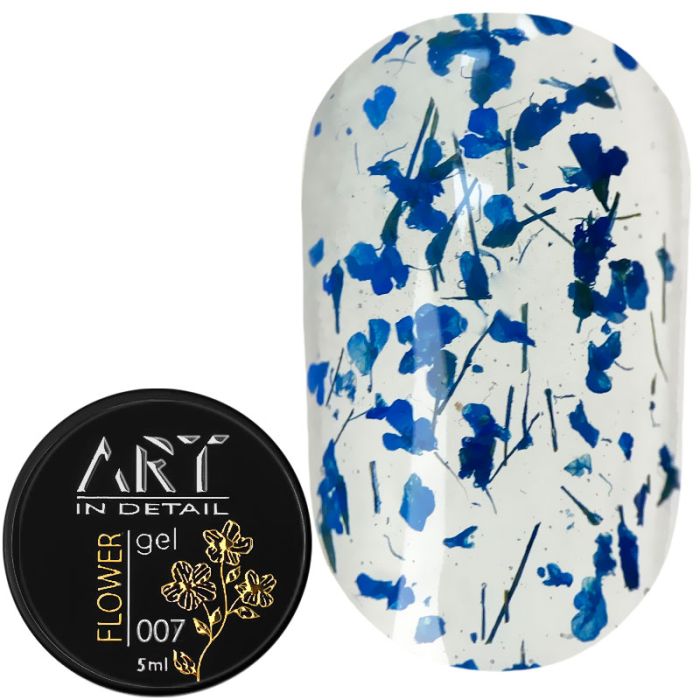 Гель із сухоцвітами ART Flower Gel №007, 5мл