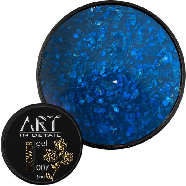Гель із сухоцвітами ART Flower Gel №007, 5мл