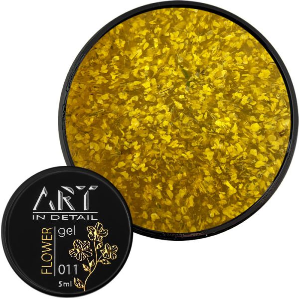 Гель із сухоцвітами ART Flower Gel №011, 5мл