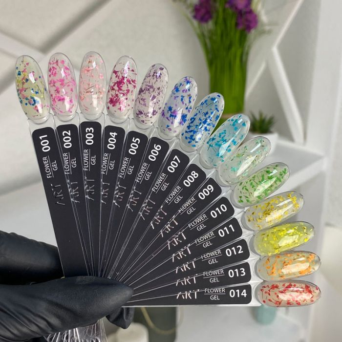 Гель с сухоцветами ART Flower Gel №010, 5мл