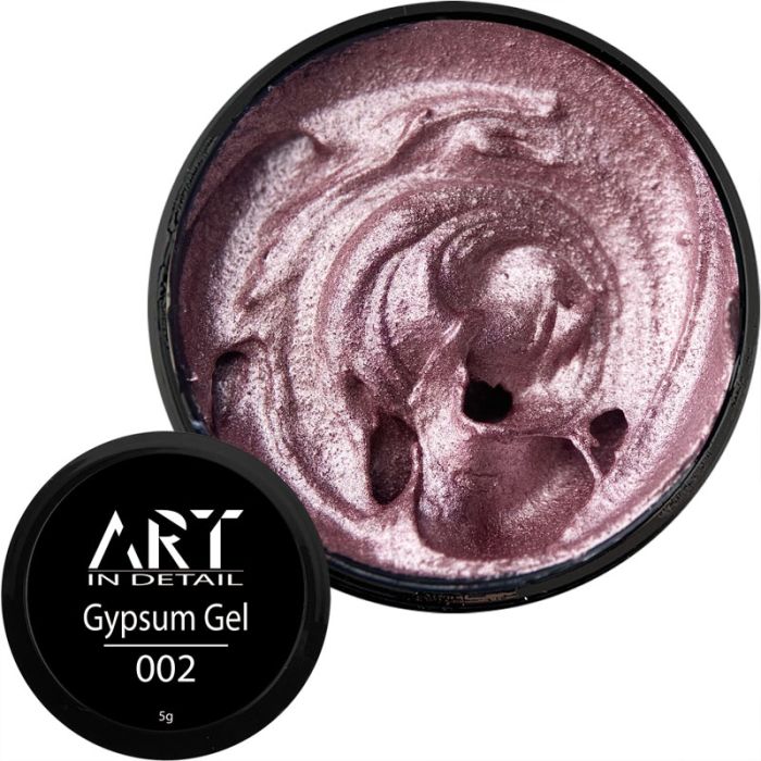 Гель для дизайну нігтів ART Gypsum Gel №002 Pink Metal, 5 г