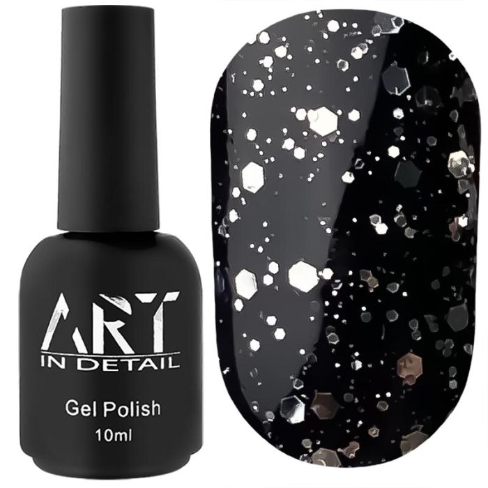 Топ із шестигранниками без липкого шару ART Hive Top Silver  10 мл