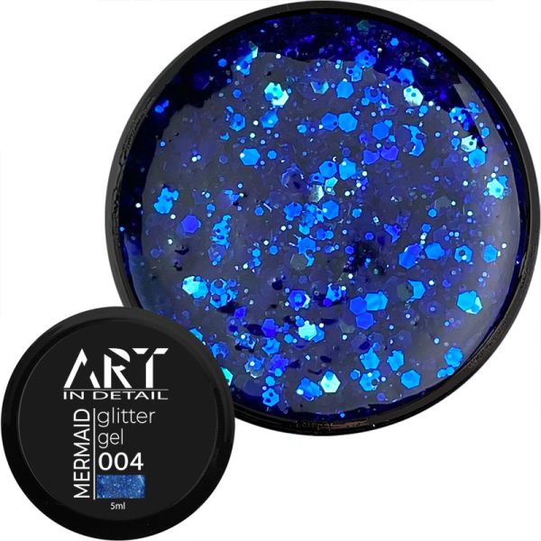 Гель с блестками ART Mermaid Glitter Gel №004, 5 мл