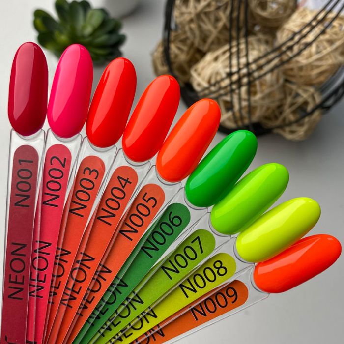 Гель-лак ART NEON N001 (малиновый, неоновый), 6 мл