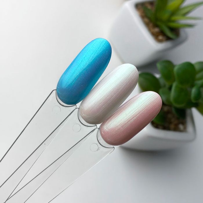 Перламутровий топ без лш з ефектом втирки ART Pearl Top Green  10 мл