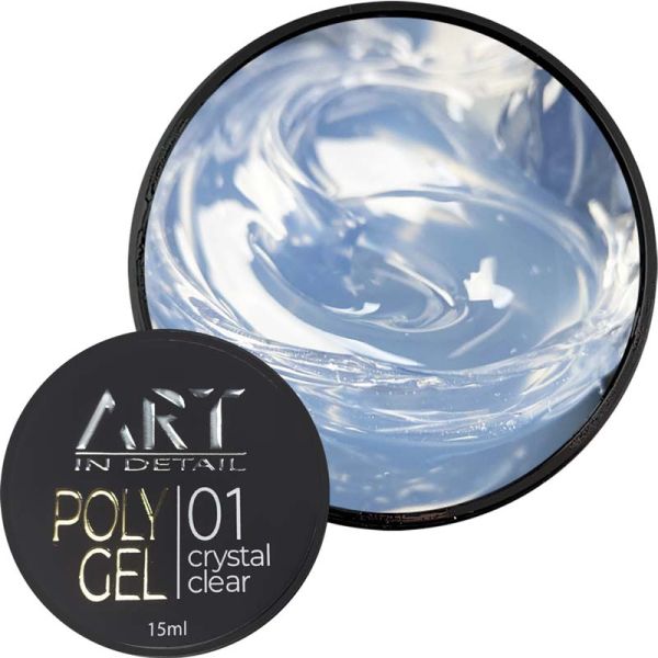 Полігель ART POLYGEL №01 Crystal Clear, 15 мл