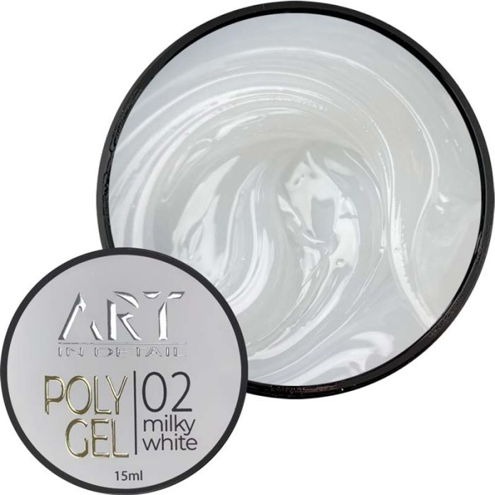 Полігель ART POLYGEL №02 Milky White, 15 мл