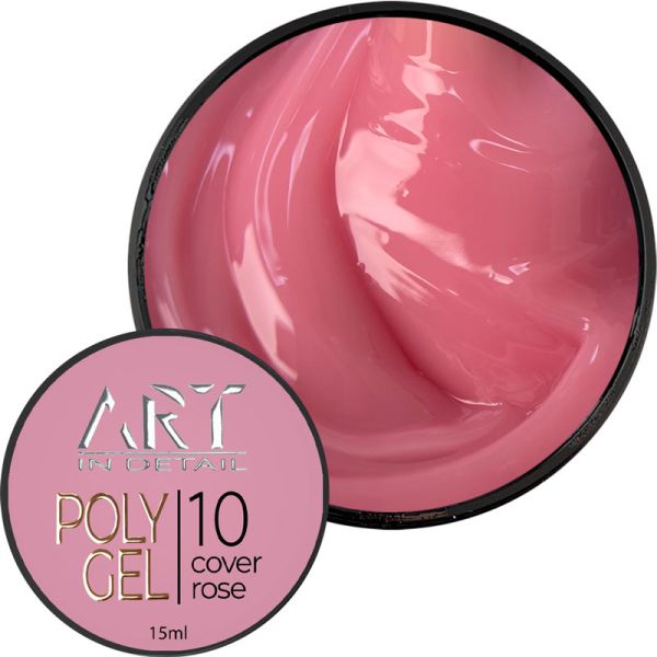 Полігель ART POLYGEL №10 Cover Rose, 15 мл