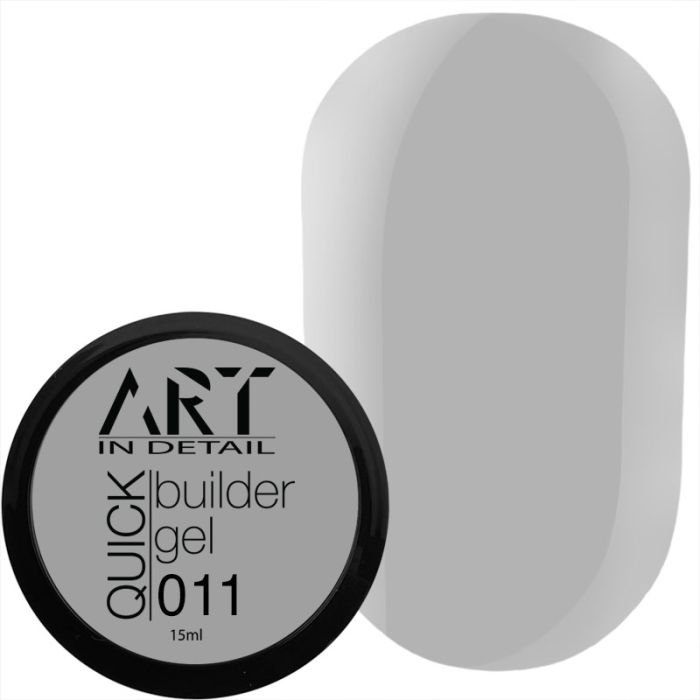 Гель для нарощування ART QUICK Builder Gel №011, прозорий 15 мл
