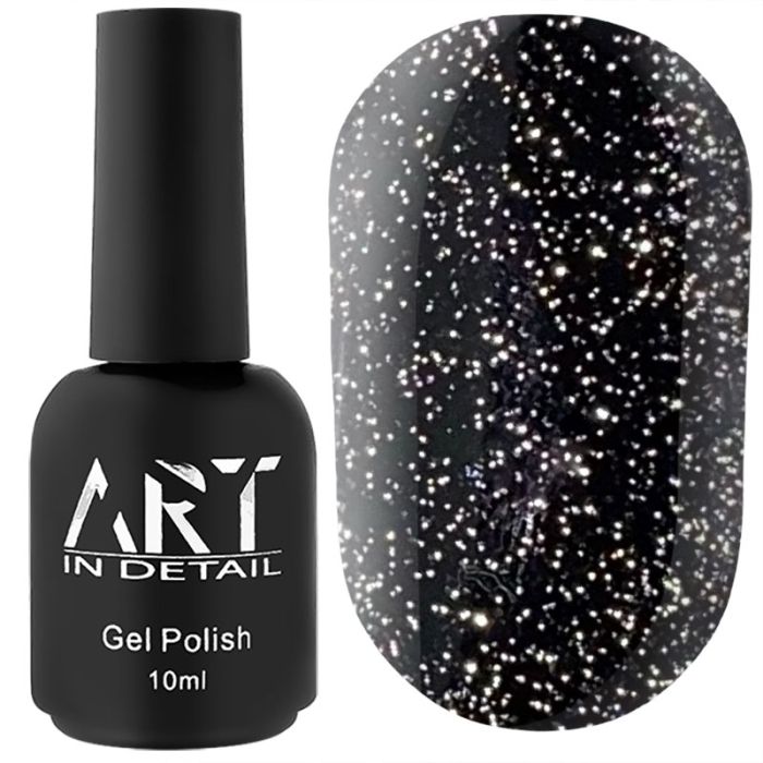 Срібний світловідбиваючий топ БЕЗ липкого шару ART Flash Top Silver 10 мл