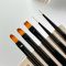 Кисть для геля Gel Brush Oval ART #4, 9 мм