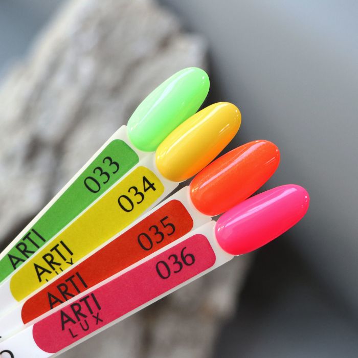 Лак для нігтів Komilfo ArtiLux 035 (помаранчевий, з шиммером), 8 мл