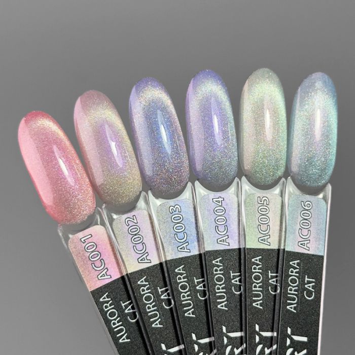 Гель-лак ART Aurora Cat Eye AC004, 6мл