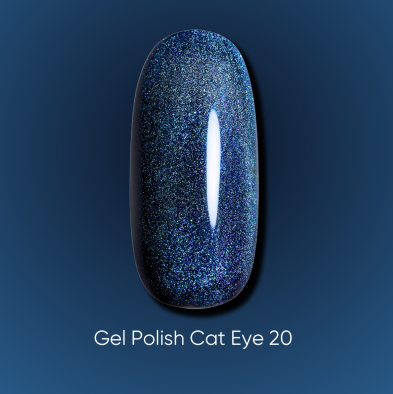 Гель-лак Dark кошачий глаз Cat Eye 20, 6мл
