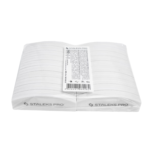 Бафики для нігтів Staleks mini Expert 41 100/180 грит півмісяць, 20 шт
