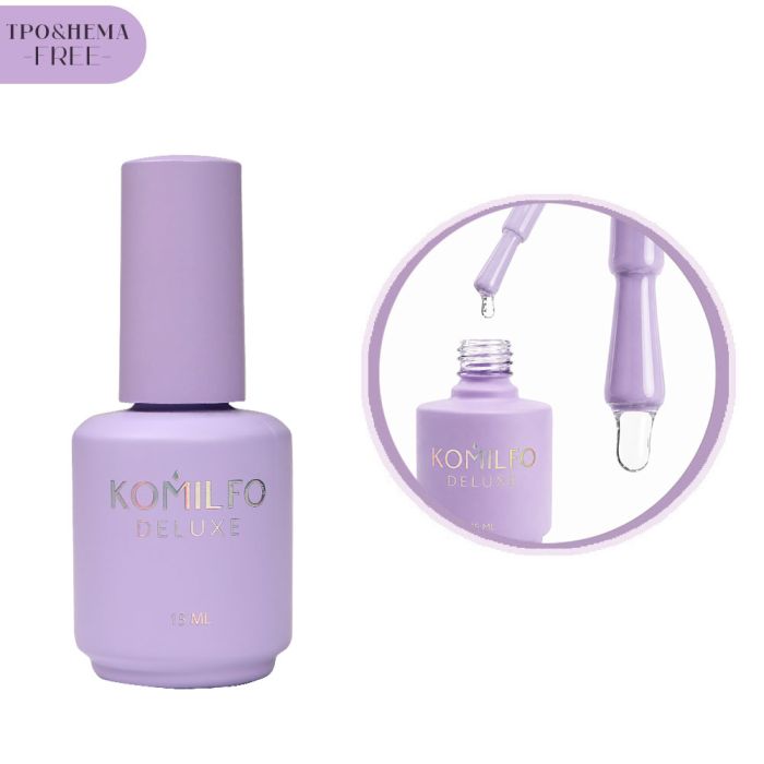 База Komilfo Rubber Base Coat  каучуковая база для гель-лака, 15 мл