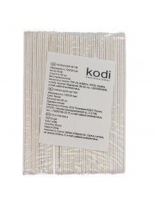 Набір пилок для нігтів Kodi 120/120, колір: білий (50шт / уп)