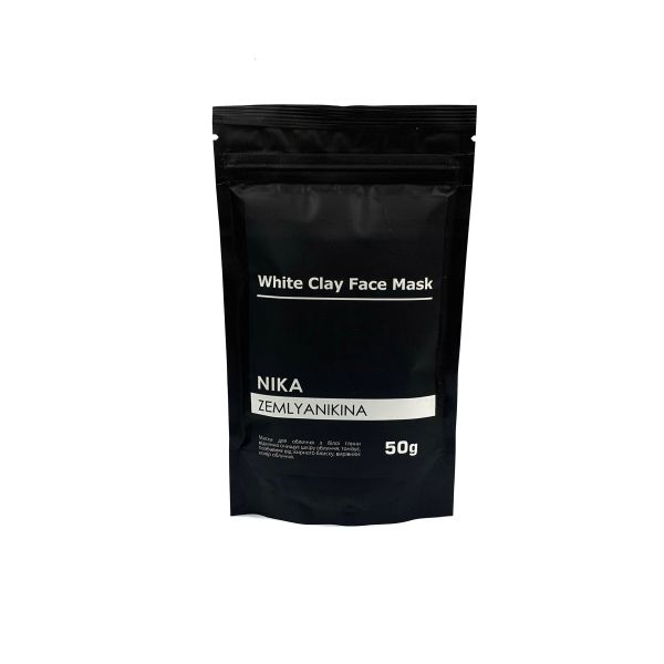 Глиняна маска біла White Clay Face Mask Nika Zemlyanikina, 50г