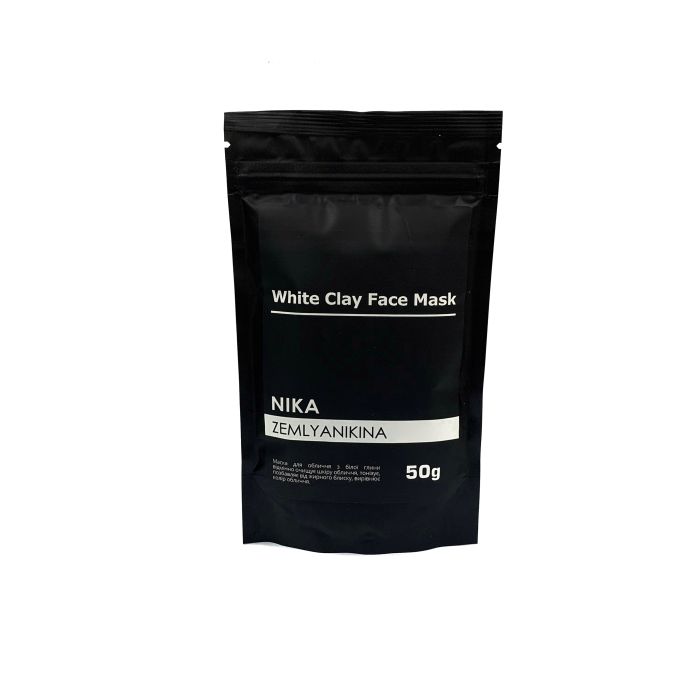 Глиняна маска біла White Clay Face Mask Nika Zemlyanikina, 50г