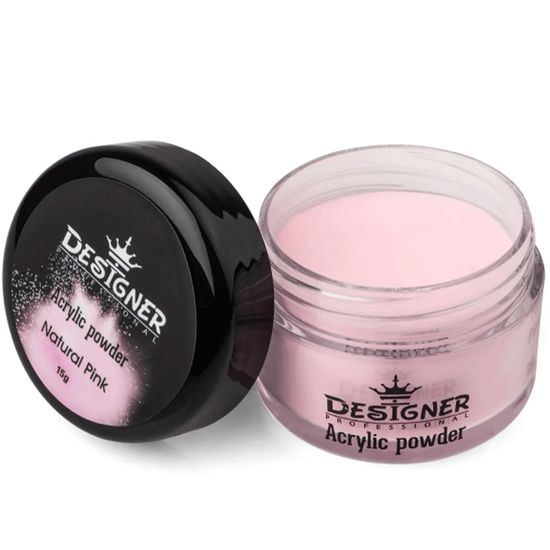 Акрилова пудра Designer Acrylic powder 15г Natural Pink