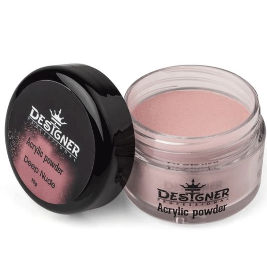 Акрилова пудра Designer Acrylic powder 15г Deep Nude