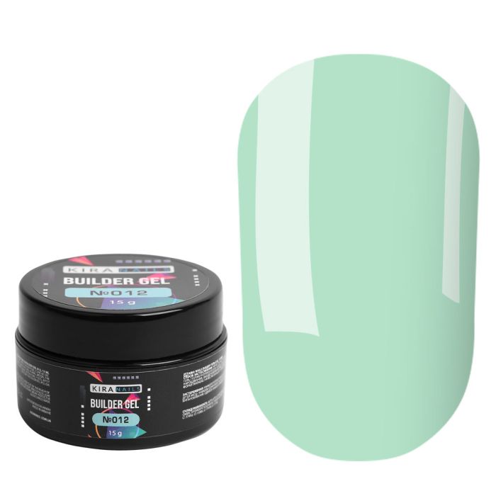 Гель кольоровий тіфані Kira Nails Builder Gel 012, 15г