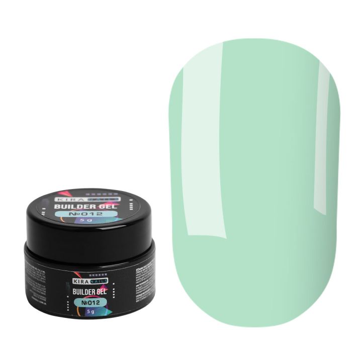 Гель кольоровий тіфані Kira Nails Builder Gel 012, 5г