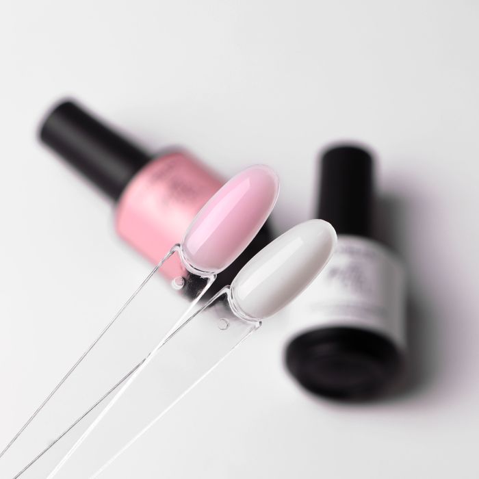 Рідкий гель для нарощування Komilfo Bottle Gel Pink з пензликом, 15 мл