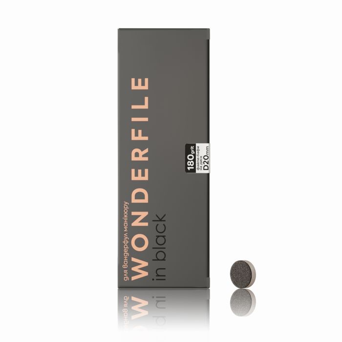 Клейові файли-бафи Wonderfile на диск педикюрний 20 мм (50шт)