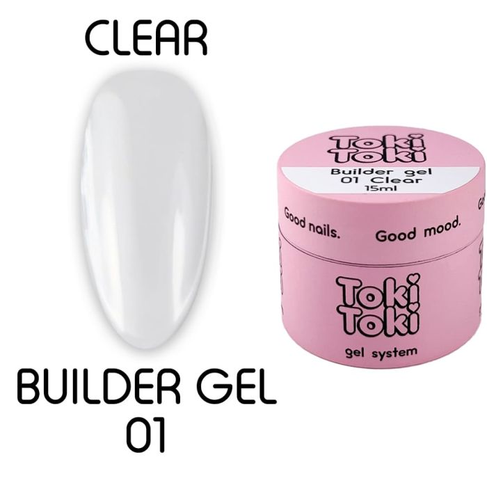 Гель Toki Toki Builder 01 Clear