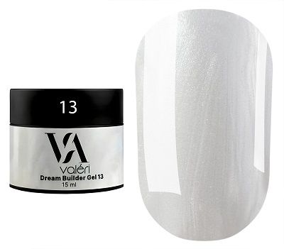 Гелі Valeri  Dream Collection 13 перламутровый белый 30мл