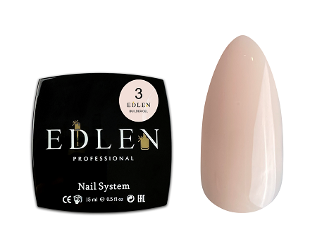 Гель Edlen Builder gel  03 світлий теплий беж