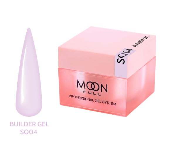 Моделирующий гель Moon Full Builder Gel SQ04 нежно-сиреневый 30 мл