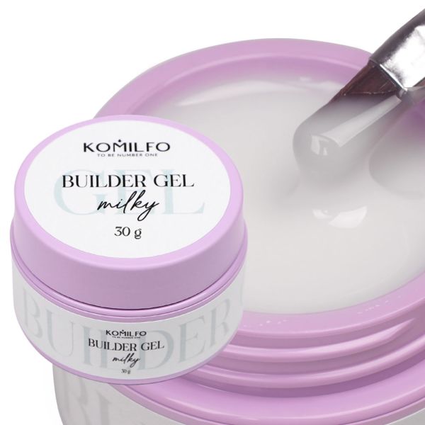Гель для ногтей Komilfo Builder Gel Milky 30г