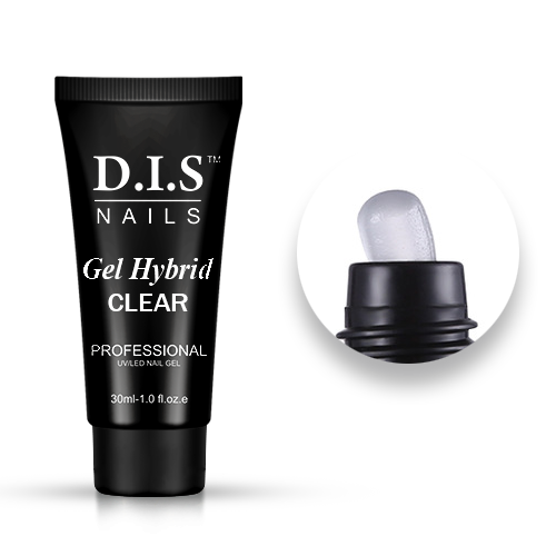 Полигель Гель Гибрид прозрачный (CLEAR) №1 D.I.S NAILS 30г