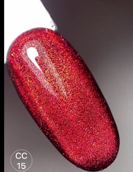 Гель-лак котяче око хамелеон світловідбивний Saga Chameleon Cat Eye 8мл №15